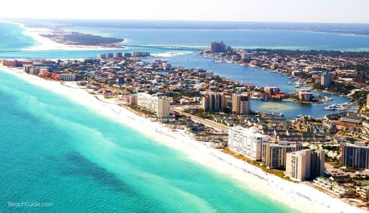 Destin surf spot