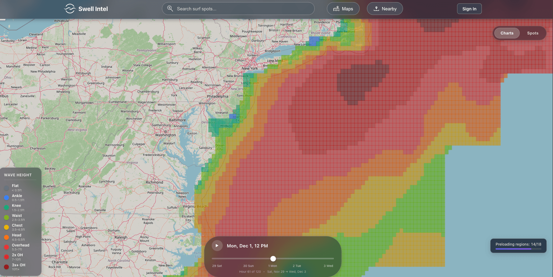 Introducing Wave Charts: Real-Time Offshore Wave Height Visualization